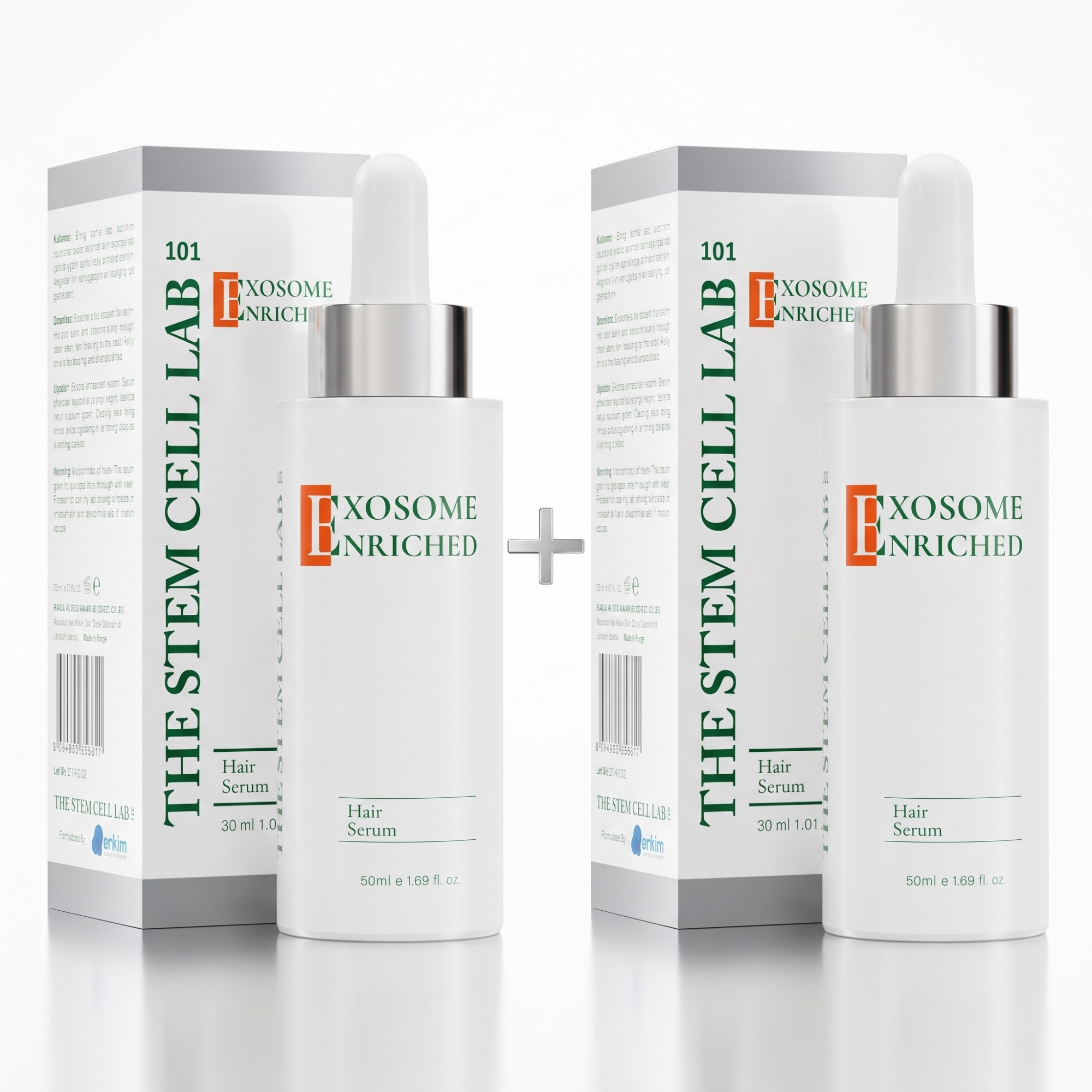 Hair Serum - Exozom ile Zenginleştirilmiş Saç Serumu 50ml X 2 Adet