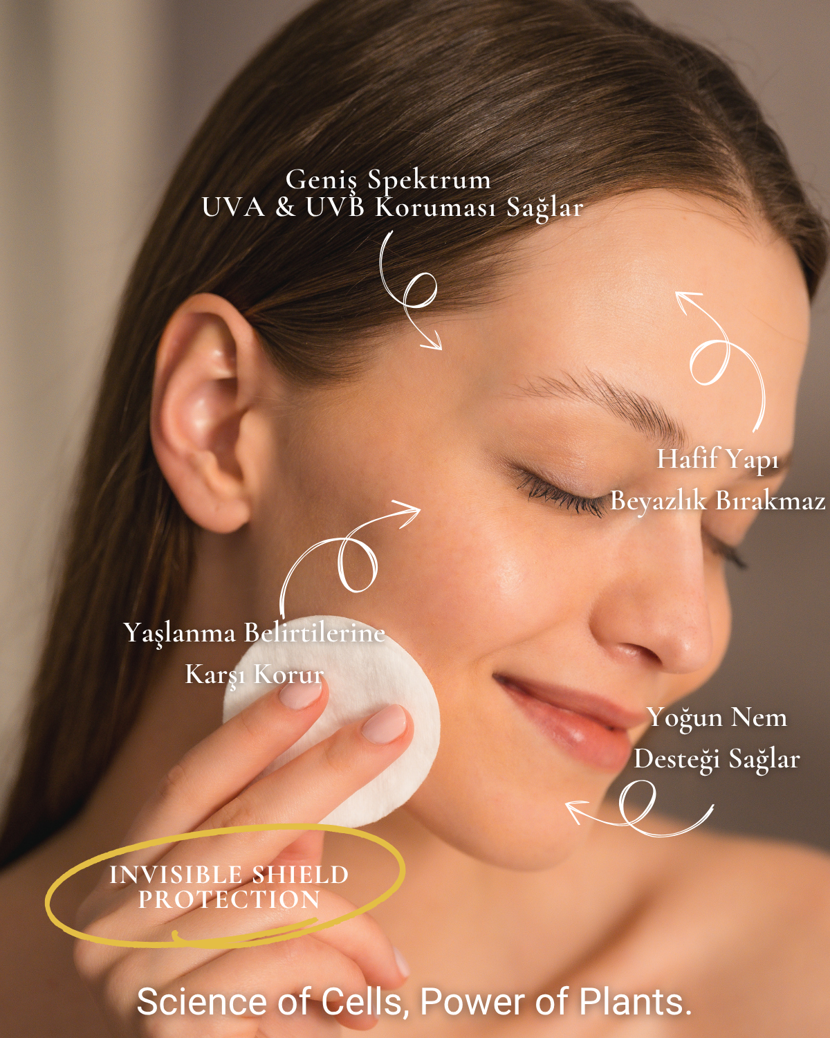 Sun Cream 50+ SPF | Eksozom ile Zenginleştirilmiş Güneş Kremi 50+ Spf | 50ml