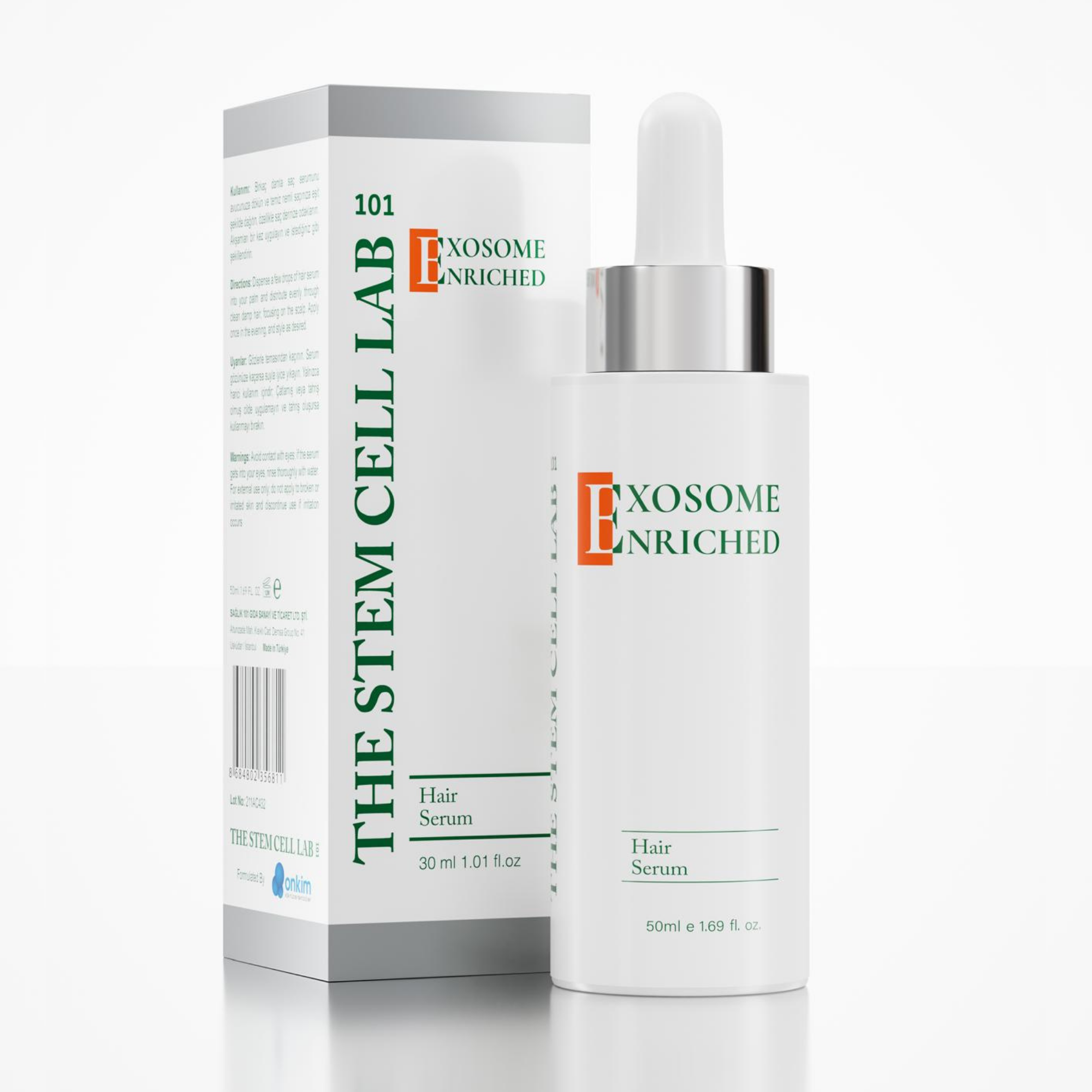 Eksozom ile Zenginleştirilmiş Night Deep Restore Saç Bakımı Seti | Anti-Hair Loss Tonic 100ml - Hair Serum 50ml
