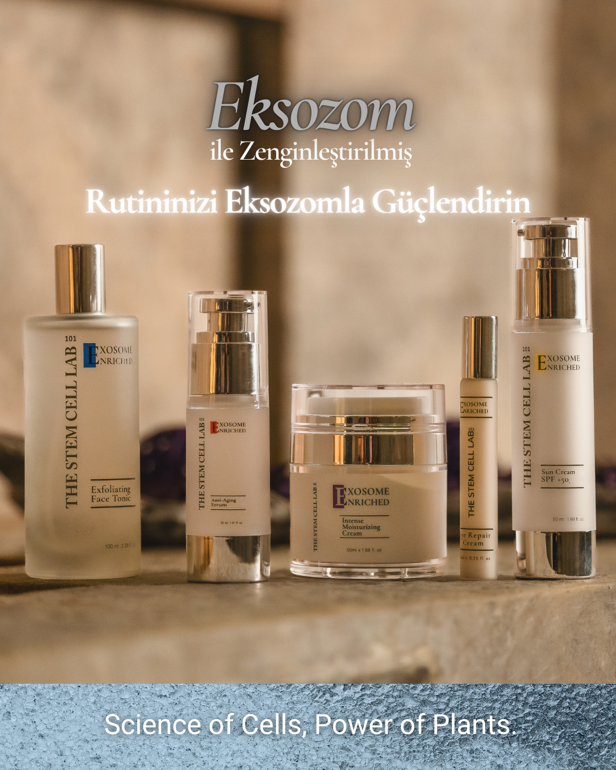 Eye Cream Repair | Eksozomla Zenginleştirilmiş Göz Çevresi Onarıcı Bakım Kremi 10ml