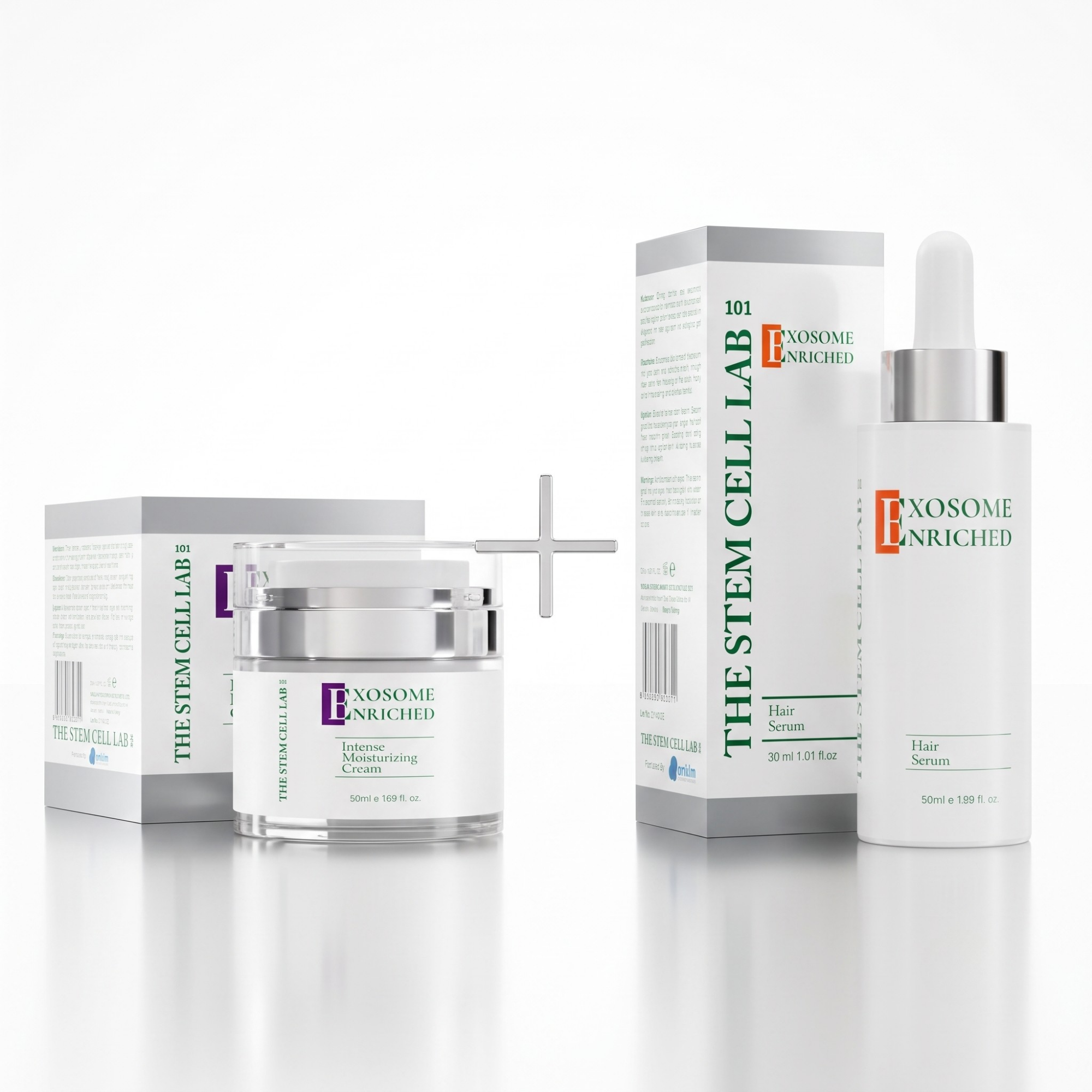 Hair Serum 50 ml &amp; Intense Moisturizing Cream 50 ml