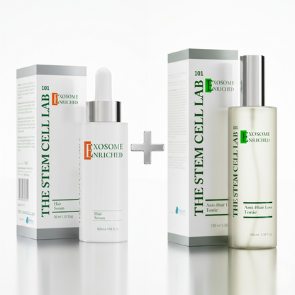 Eksozom ile Zenginleştirilmiş Night Deep Restore Saç Bakımı Seti | Anti-Hair Loss Tonic 100ml - Hair Serum 50ml