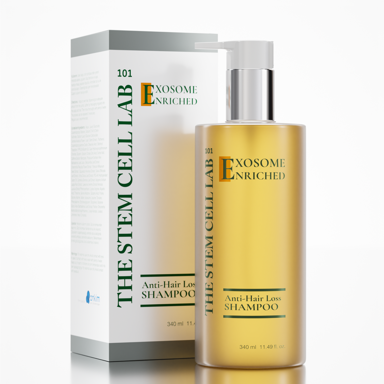 Eksozom ile Zenginleştirilmiş Hair Density Günlük Güçlendirme Seti | Anti-Hair Loss Shampoo 340ml - Anti-Hair Loss Tonic 100ml - Hair  Serum 50ml