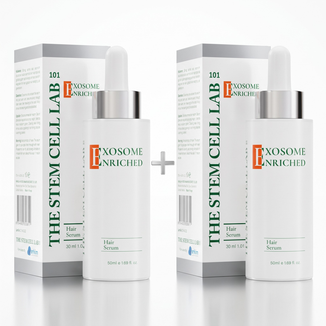 Hair Serum - Exozom ile Zenginleştirilmiş Saç Serumu 50ml X 2 Adet