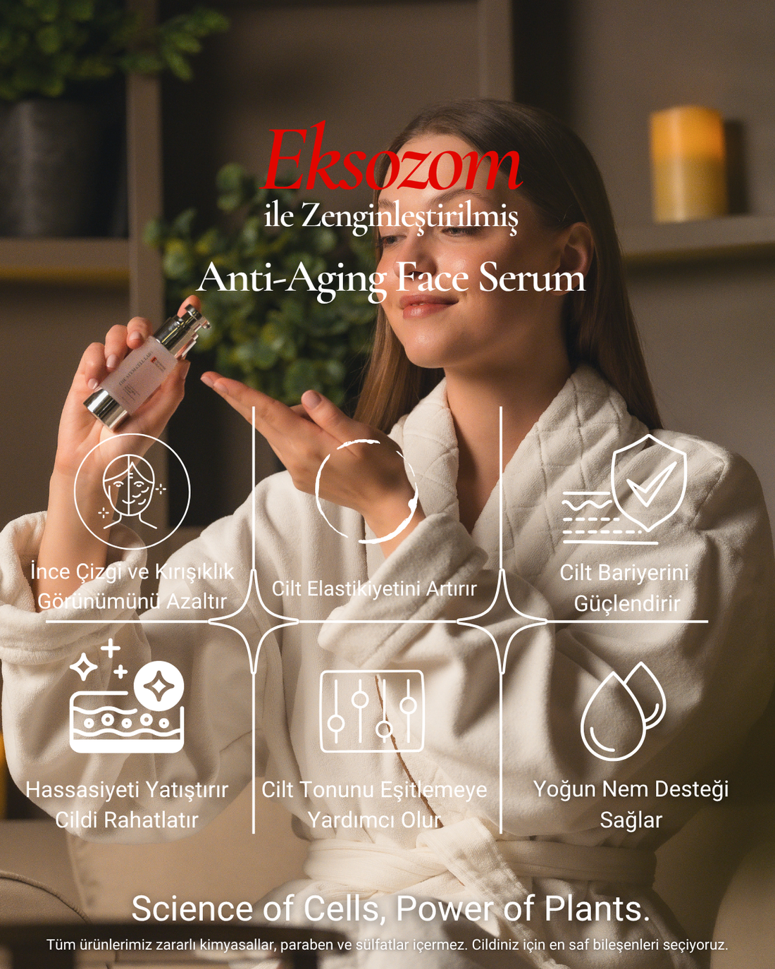 Face Serum |  Eksozom ile Zenginleştirilmiş Anti-Aging Serum | 30ml