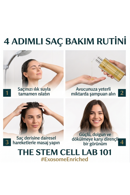 Hair Shampoo | Eksozom ile Zenginleştirilmiş Saç Dökülme Karşıtı Şampuan | 340ml