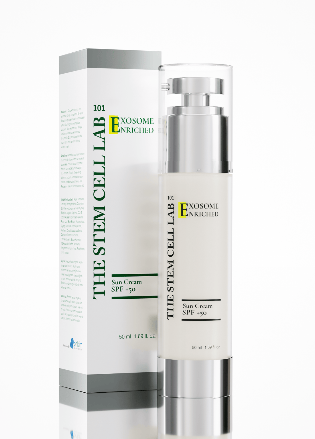 Sun Cream 50+ SPF | Eksozom ile Zenginleştirilmiş Güneş Kremi 50+ Spf | 50ml
